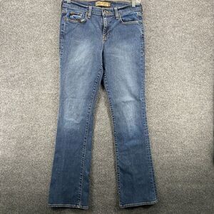 Old Navy Jeans Womens 10 Long Blue Mid Rise Bootcut Denim Causal Vintage 90s Y2K